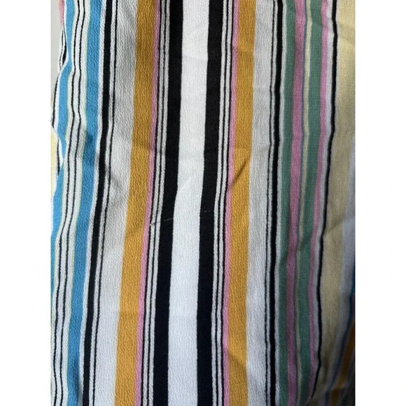 Torrid 2 Multi Stripe Off-Shoulder Gauze Skirt Set With Tag Flaw See Pics - Picture 8 of 11